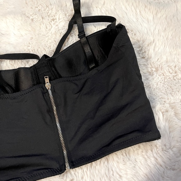 BEBE Ribbed Bustier Top - Picture 4 of 5